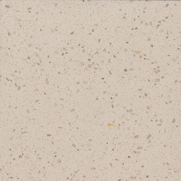 Beige Cobblestone Quartz Countertop