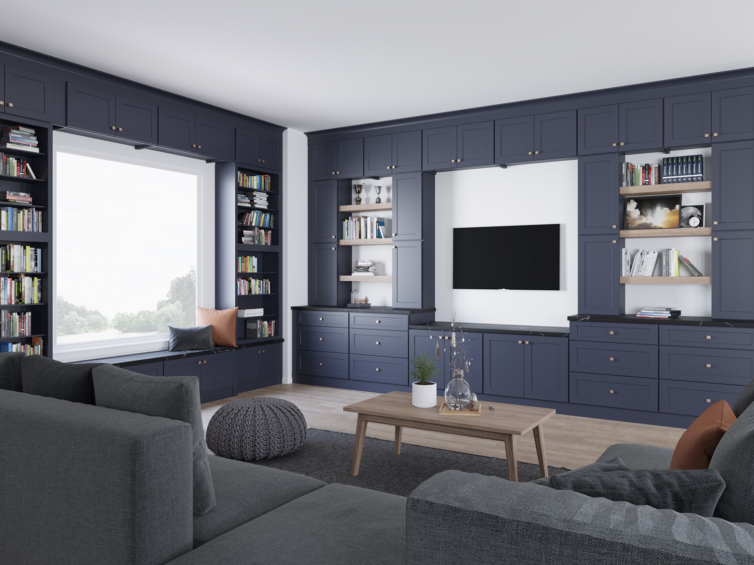 Midtown Indigo Shaker