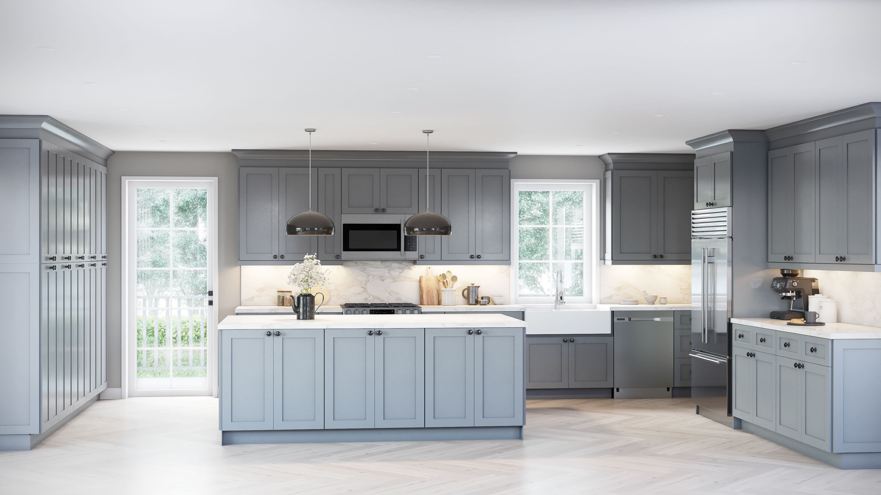 Asheville Grey Shaker